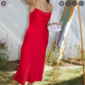 urban outfitters red dress